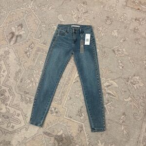 Girls- size 8 Tractr Studded Skinny Jeans